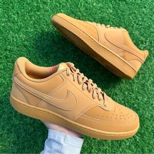Nike Court Vision Low Flax / Wheat - Wine